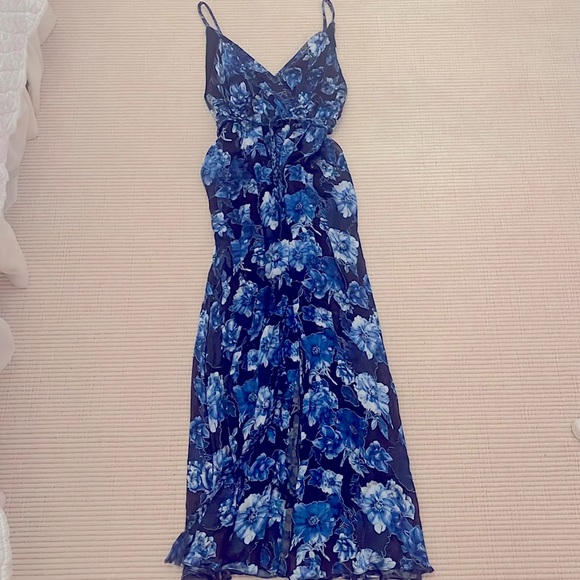 Alice and Olivia Floor Length Silk Dress - Picture 2 of 2